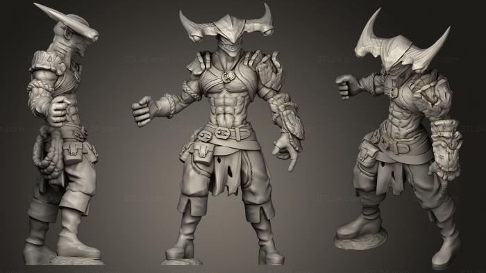 Figurines heroes, monsters and demons (Son Of Stromfels6, STKM_1205) 3D models for cnc